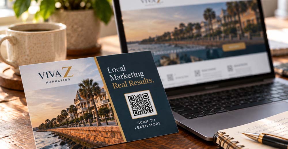 QR code tracking for print ads connected to a dedicated landing page